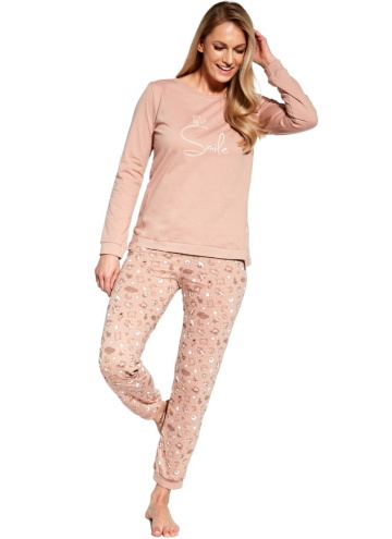 Pijama pentru femei CORNETTE.1102 SMILE BEIGE