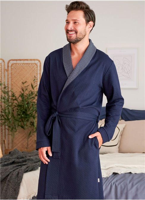 Pánský župan DOCTOR NAP SMW.5283 NAVY BLUE