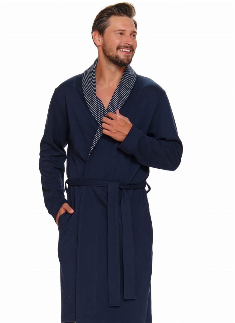 Pánský župan DOCTOR NAP SMW.5283 NAVY BLUE