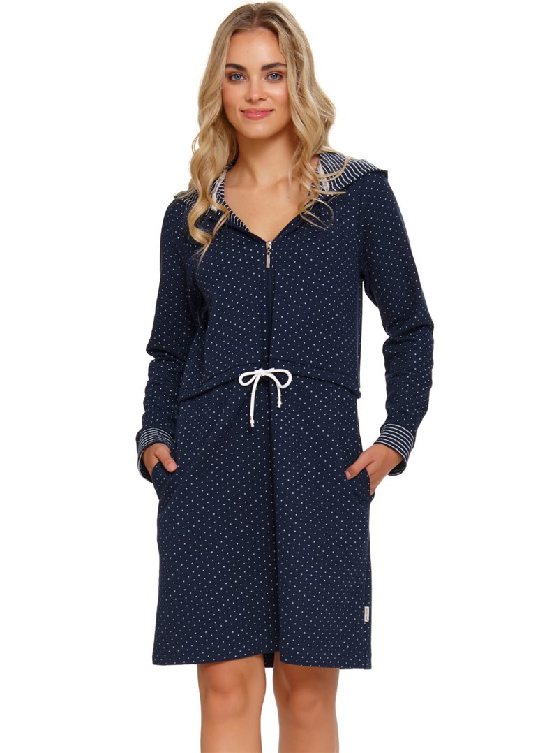 Dámský župan DOCTOR NAP SMZ.5241 NAVY BLUE