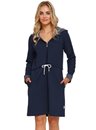 Dámský župan DOCTOR NAP SMZ.5241 NAVY BLUE