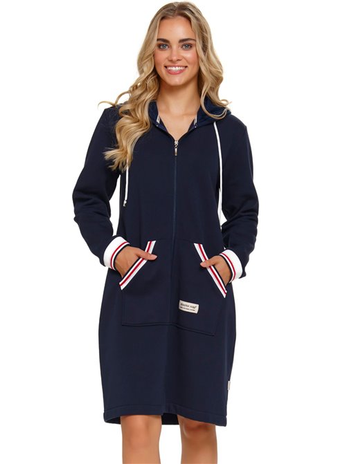 Dámský župan DOCTOR NAP SMZ.4508 NAVY BLUE