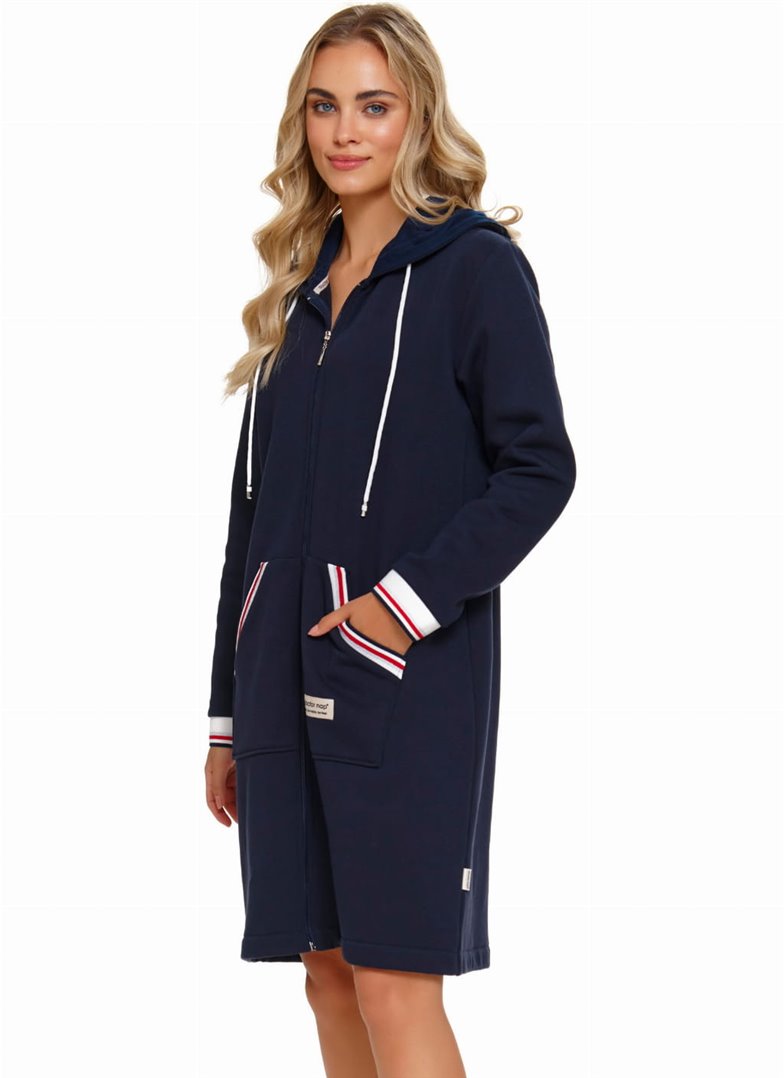 Dámský župan DOCTOR NAP SMZ.4508 NAVY BLUE