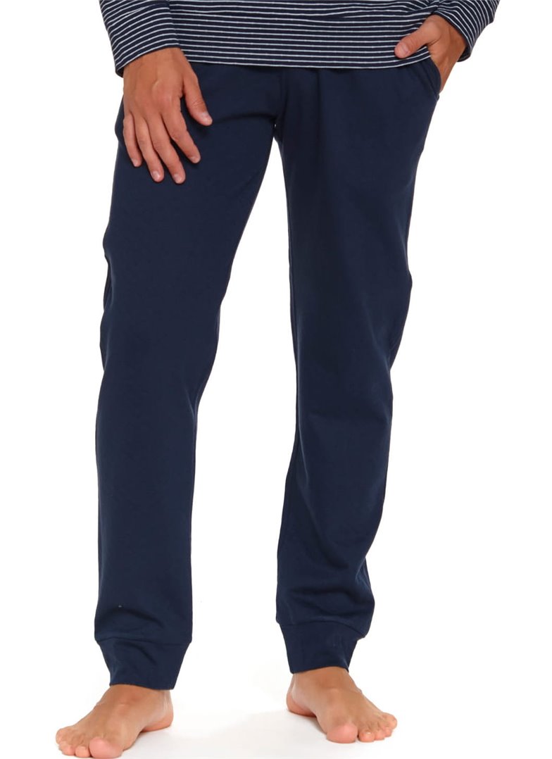 Pánské pyžamo DOCTOR NAP PMB.5251 NAVY BLUE