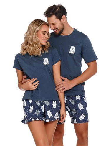 Set de pijamale Bears DEEP BLUE DOCTOR NAP