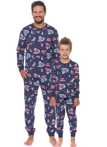 Pyžamová souprava WINTER TIME pro otce a syna