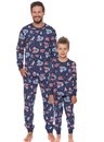 Pyžamová souprava WINTER TIME pro otce a syna