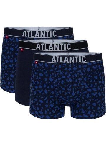 Pánské boxerky ATLANTIC.1141 modrá-tmavě modrá