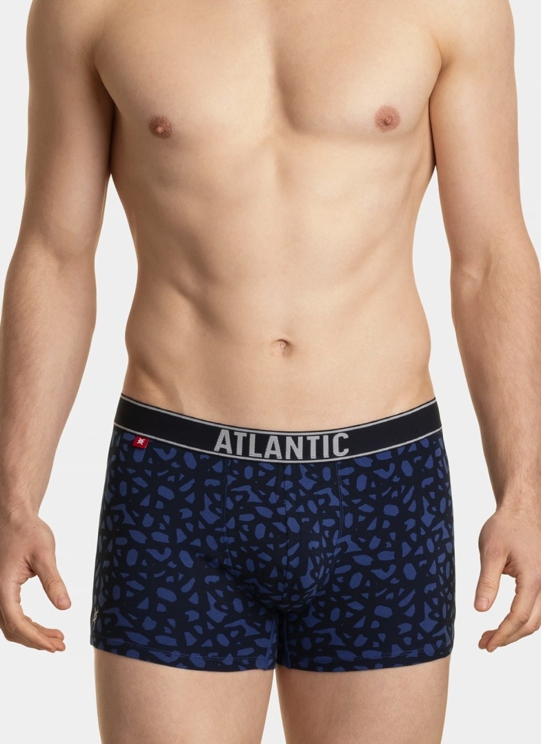 Pánské boxerky ATLANTIC.1141 modrá-tmavě modrá