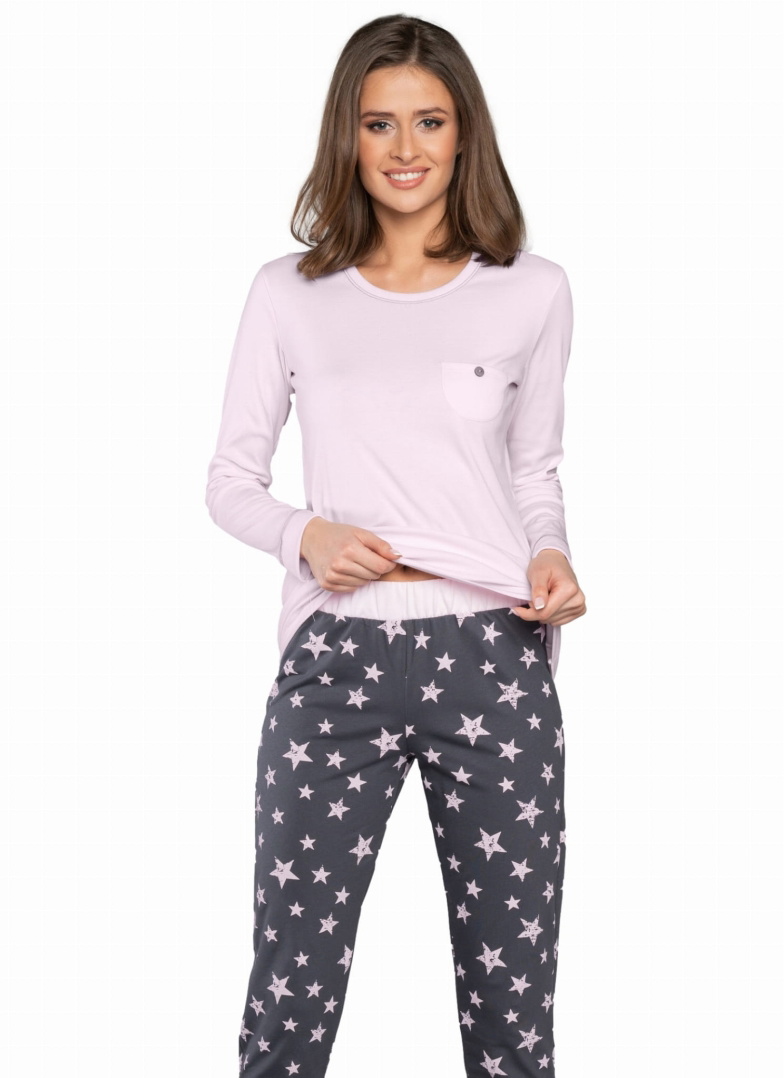 Pijama dama ITALIAN FASHION KOMETA lung roz