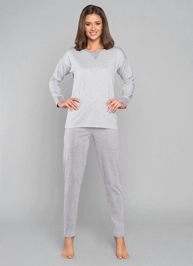 Pijama dama ITALIAN FASHION NICEA lung melange