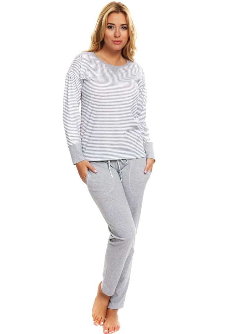 Pijama dama ITALIAN FASHION NICEA lung melange