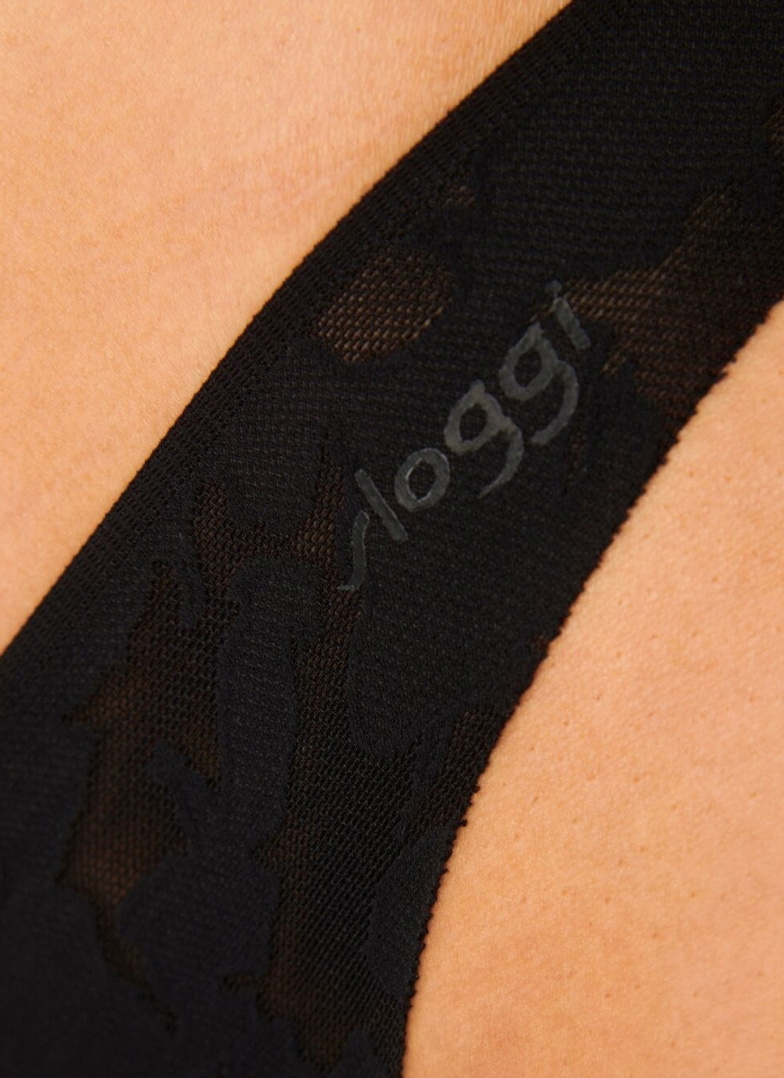 Női bugyi SLOGGI ZERO LACE 2.0 BRAZIL BLACK