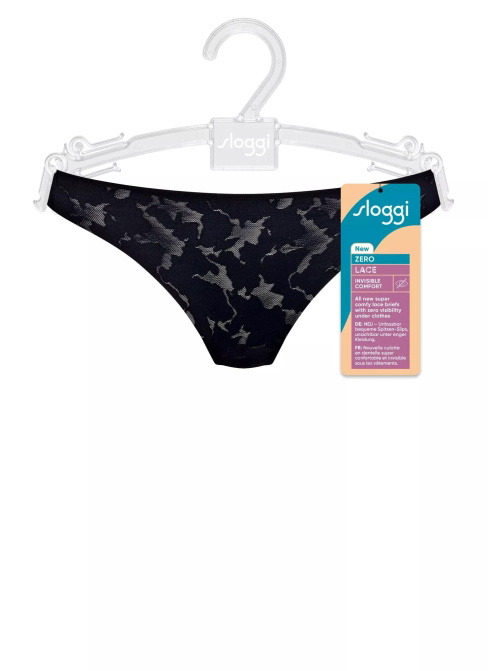 Női bugyi SLOGGI ZERO LACE 2.0 BRAZIL BLACK