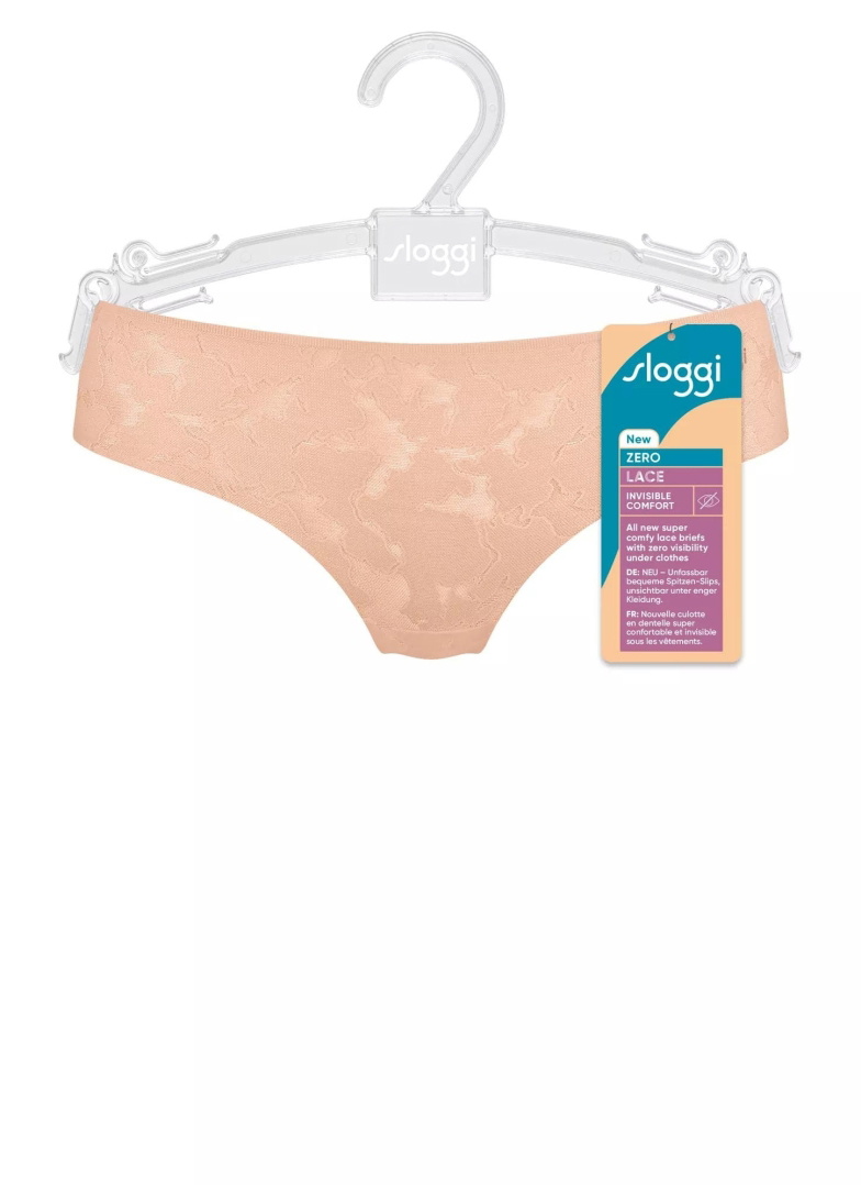 Női bugyi SLOGGI ZERO LACE 2.0 HIPSTER LIGHT BROWN