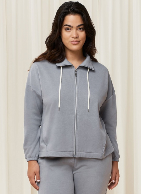 Mikina TRIUMPH THERMAL TRACKSUIT TOP X MORANDI GREY