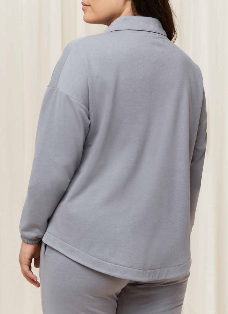 Mikina TRIUMPH THERMAL TRACKSUIT TOP X MORANDI GREY