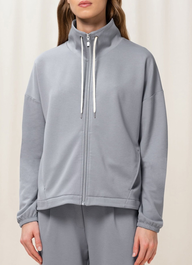 Mikina TRIUMPH THERMAL TRACKSUIT TOP X MORANDI GREY