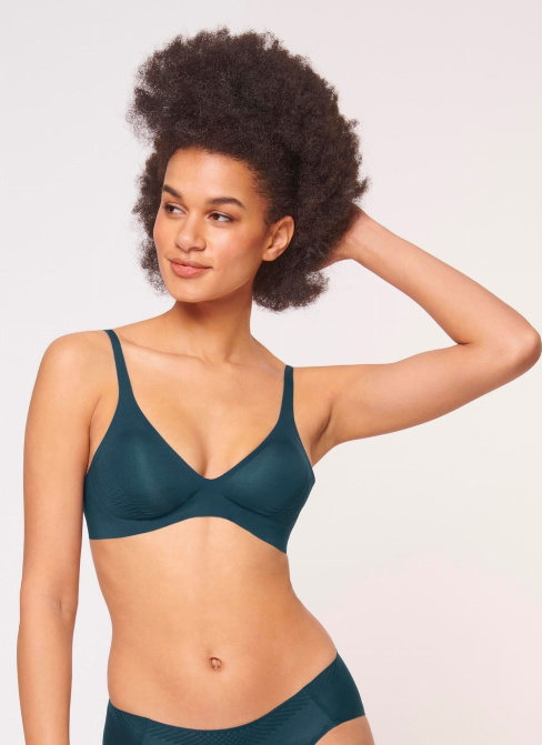 Sutien fără balene SLOGGI BODY ADAPT T-SHIRT BRA SECRET LAGOON