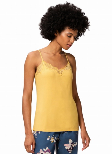 Pizsama felső TRIUMPH CLIMATE CONTROL CAMISOLE OCHRE