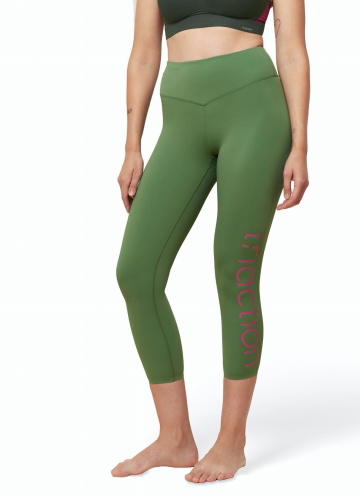 Colanți pentru sport TRIUMPH 7/8 HIGH WAIST LEGGINGS LOGO DILL