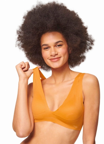 Melltartó SLOGGI ZERO FEEL FLOW BRALETTE BURNT APRICOT