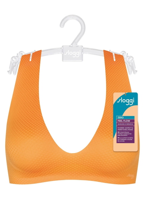 Melltartó SLOGGI ZERO FEEL FLOW BRALETTE BURNT APRICOT