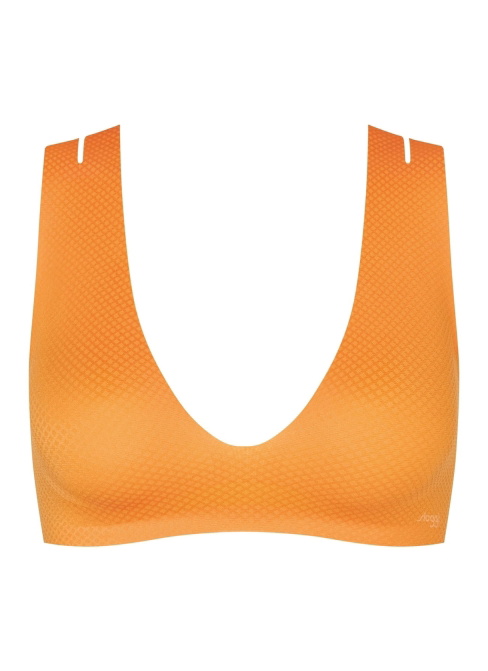 Melltartó SLOGGI ZERO FEEL FLOW BRALETTE BURNT APRICOT