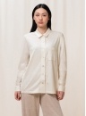 Koszula piżamowa Triumph Mix & Match JERSEY SHIRT WHITE - LIGHT COMBINATION
