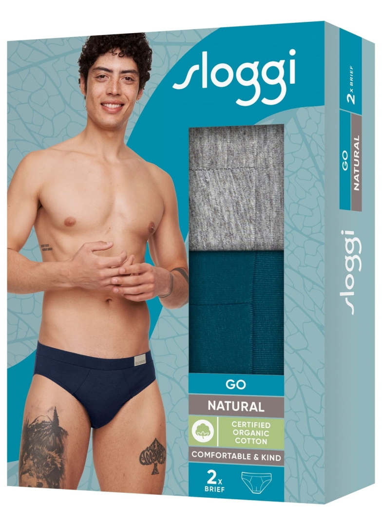 Slipuri bărbați SLOGGI MEN GO NATURAL BRIEF C2P V001