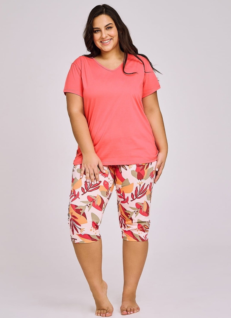 Pijama dama TARO.1534 coral