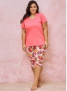 Pijama dama TARO.1534 coral