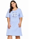 Noční košile TARO.1564 modrá