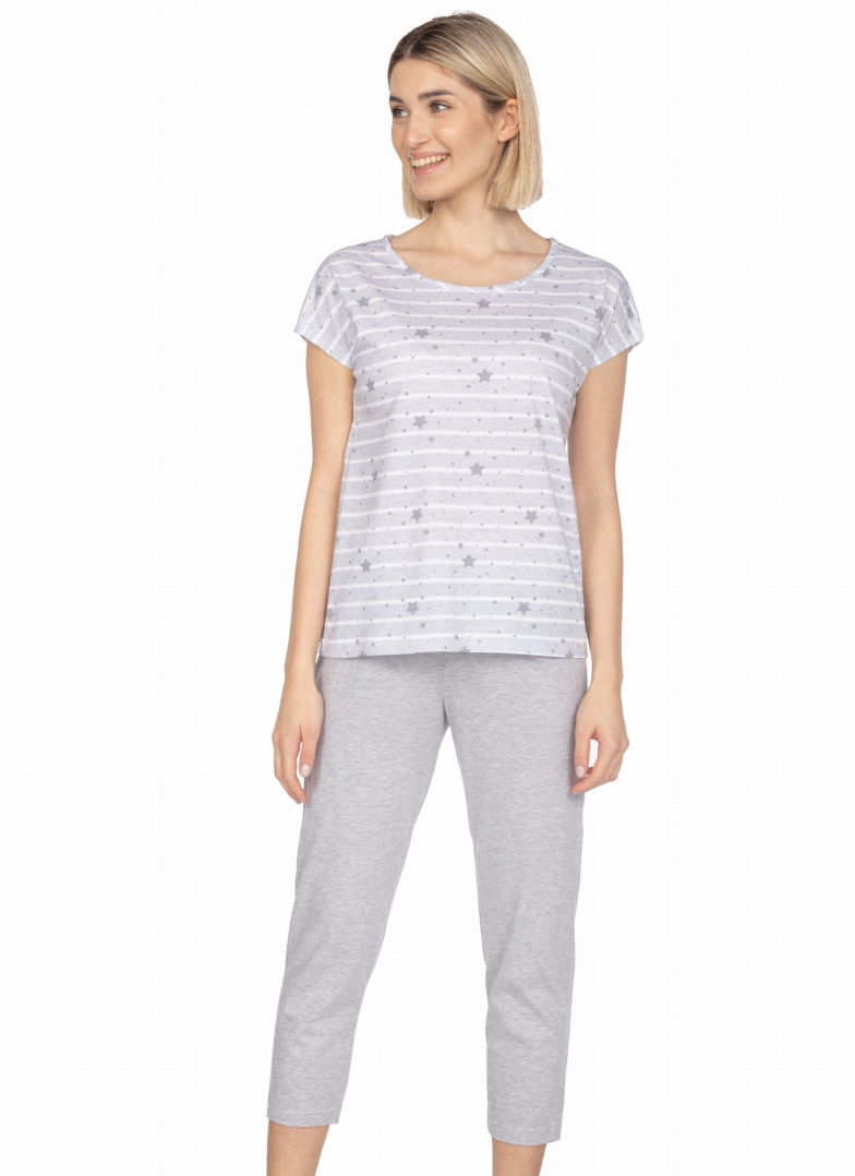 Pijama dama REGINA.1297 gri