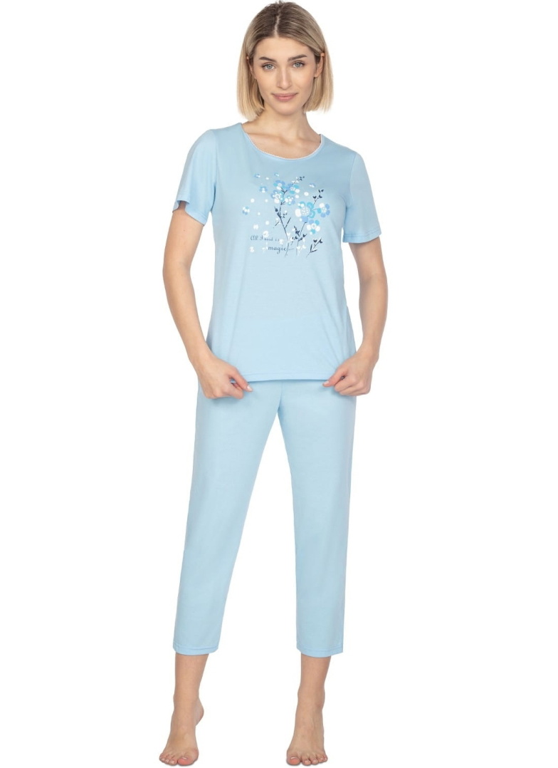 Pijama dama REGINA.1318 albastru