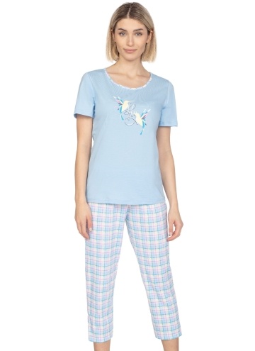 Dámské pyžamo REGINA.1270 modrá