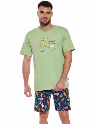 Pijama pentru bărbați CORNETTE.1624 AUSTRALIA verde