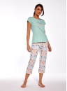 Pijama dama CORNETTE.1675 verde WAKE UP 3PACK