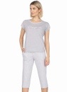 Pijama dama REGINA.1354 melange deschis