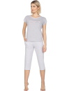 Pijama dama REGINA.1354 melange deschis