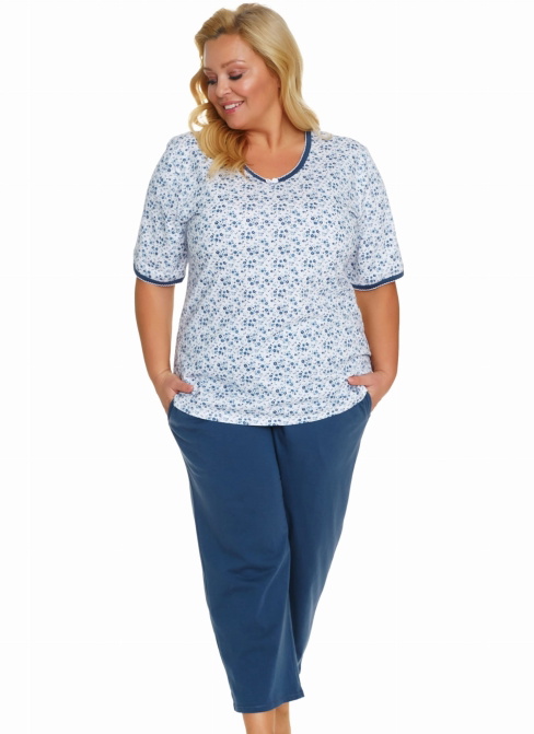 Dámské pyžamo DOCTOR NAP PB.5290 NAVY BLOOM