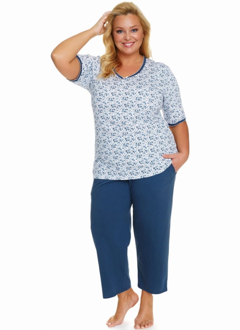 Pijama dama DOCTOR NAP PB.5290 NAVY BLOOM