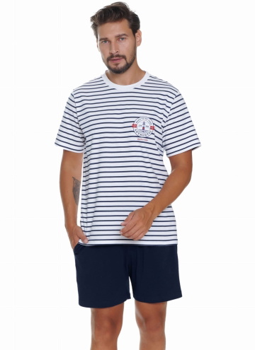 Pijama pentru bărbați DOCTOR NAP PMB.5351 MARINE