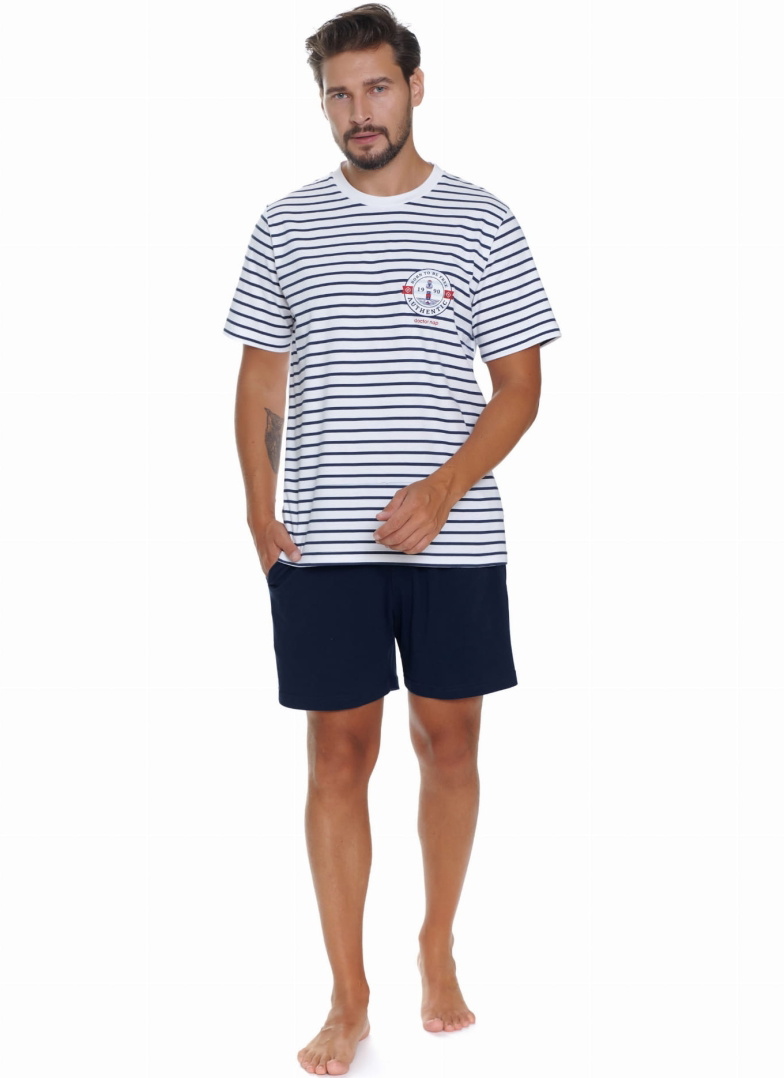 Pijama pentru bărbați DOCTOR NAP PMB.5351 MARINE