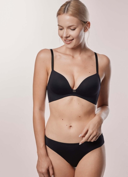 Sutien push-up fără balene NIPPLEX.1057 negru