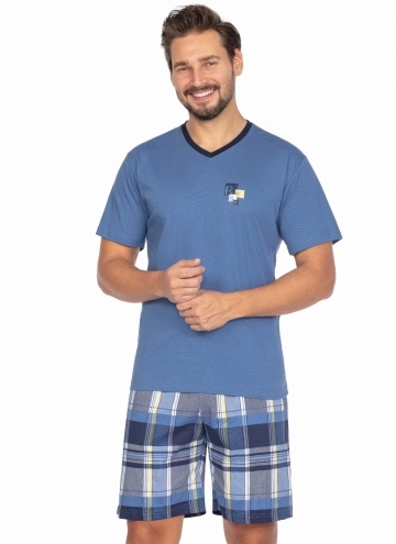 Pánské pyžamo REGINA.1363 modrá