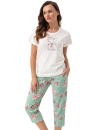 Pijama dama LUNA.1312 crem