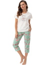 Pijama dama LUNA.1312 crem