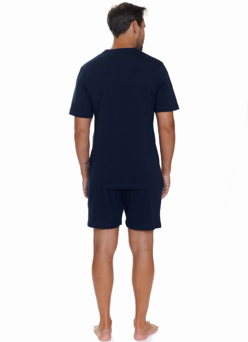 Pijama pentru bărbați DOCTOR NAP PMB.5355 NAVY BLUE