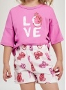 Dívčí pyžamo TARO.1648 růžová